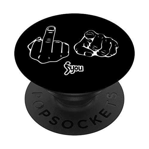 F_ck You - Statement kaufen und lösen, lustiger Spruch PopSockets mit austauschbarem PopGrip von Coole freche Sprüche Fun Shirt Factory