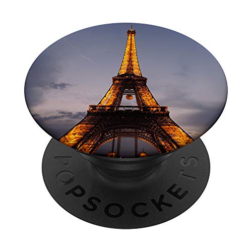 Frankreich French Eiffelturm Paris Französisch PopSockets PopGrip: Ausziehbarer Sockel und Griff für Handys/Tablets mit Tauschbarem Top von Cooler Fingerhalter schön am Handy Mädchen & Jungs