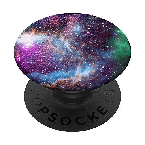 Galaxie Galaxy Weltall Galxy Gelaxy Kosmos Universum Nebula PopSockets PopGrip: Ausziehbarer Sockel und Griff für Handys/Tablets mit Tauschbarem Top von Cooler Fingerhalter schön am Handy Mädchen & Jungs