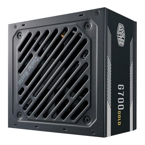 COOLER MASTER G700 Gold Entry Level 80PLUS-Gold, 700 W, 120 MM-Fan Active-PFC PSU EU-Kabel, Nicht modular von Cooler Master