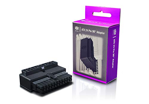 Cooler Master ATX 24-Pin 90-Grad-Adapter – Netzteil-Kabelanschluss für sauberere & einfache Installation, universelle Kompatibilität– Standard von Cooler Master