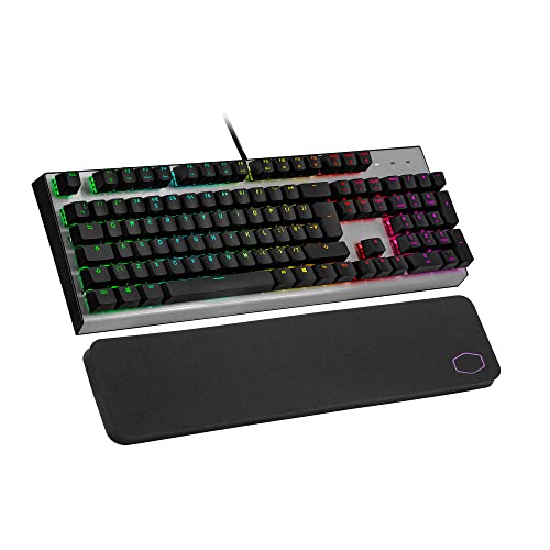 Cooler Master CK351 Gaming-Tastatur in voller Größe, rote Schalter, ES-Layout – QWERTY von Cooler Master