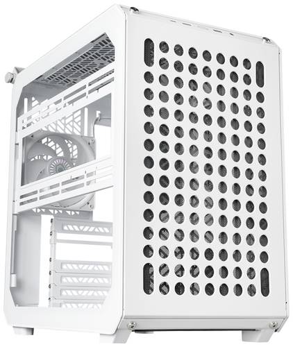 Cooler Master CoolerMaster Geh Qube 500 Flatpack White Midi-Tower PC-Gehäuse Weiß Seitenfenster, 1 von Cooler Master