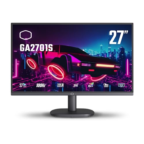 Cooler Master GA2701S Work & Gaming IPS Monitor - 27 Zoll | 100 Hz 1 MS | Neigung -5°~+20° | VESA-Halterung | Low Blue Light Flicker Free | Cooler Master GA2701S Work & Gaming IPS Monitor - 27 Zoll | 100 Hz 1 MS | Neigung -5°~+20° | VESA-Halterung | Low Blue Light Flicker Free | von Cooler Master
