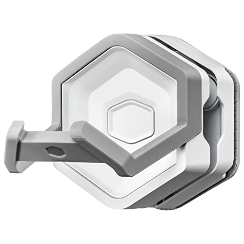 Cooler Master GEM Halterung für Peripheriegeräte wie Controller, Headsets, VR-Headset & Gaming-Pads – Magnetischer Haken trägt bis 2kg, Tragkraft auf nichtmagnetischen Oberflächen bis 1,5 kg – Weiß von Cooler Master