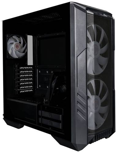 Cooler Master HAF 500 Midi-Tower PC-Gehäuse Schwarz 3 Vorinstallierte LED Lüfter, Seitenfenster, S Cooler Master HAF 500 Midi-Tower PC-Gehäuse Schwarz 3 Vorinstallierte LED Lüfter, Seitenfenster, S von Cooler Master