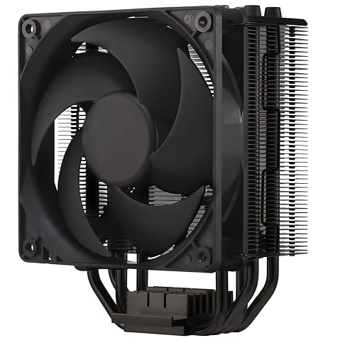 Cooler Master Hyper 212 Black Edition CPU Kühler mit LGA1700 Halterung, 4 Direktkontakt-Heatpipes mit Lamellen, Silencio FP120-Lüfter, Prozessorlüfter mit optionaler Push-Pull-Lüfterkonfiguration von Cooler Master