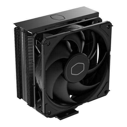 Cooler Master Hyper 212 Black Edition CPU-Luftkühler, Silencio FP120 Lüfter, eloxiertes Gun-Metal Schwarz, gebürstete Nickel-Finnen, 4 Kupfer-Direktkontakt-Heizrohre für AMD Ryzen/Intel LGA1200/1151 Cooler Master Hyper 212 Black Edition CPU-Luftkühler, Silencio FP120 Lüfter, eloxiertes Gun-Metal Schwarz, gebürstete Nickel-Finnen, 4 Kupfer-Direktkontakt-Heizrohre für AMD Ryzen/Intel LGA1200/1151 von Cooler Master