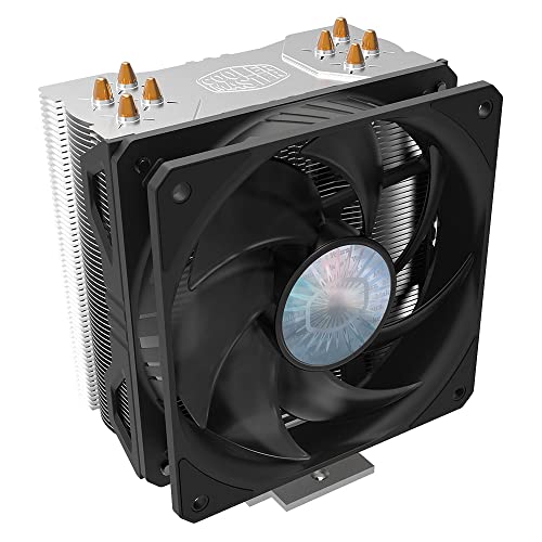 Cooler Master Hyper 212 EVO V2 CPU Kühler mit LGA1700 Halterung, Prozessorlüfter mit versetzten Kühlkörper, 4 Direktkontakt-Heatpipes, X-Vents Design, 120mm SickleFlow-Lüfter Cooler Master Hyper 212 EVO V2 CPU Kühler mit LGA1700 Halterung, Prozessorlüfter mit versetzten Kühlkörper, 4 Direktkontakt-Heatpipes, X-Vents Design, 120mm SickleFlow-Lüfter von Cooler Master
