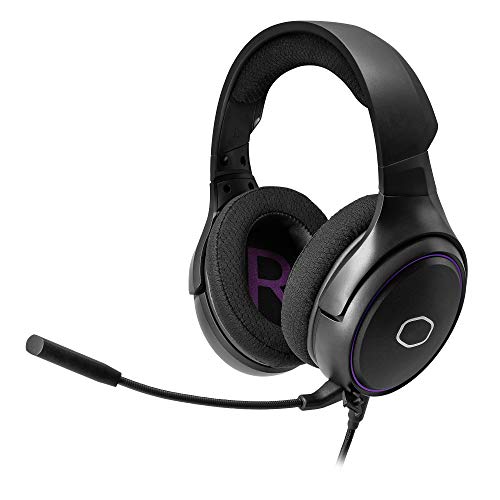 Cooler Master MH630 Gaming Headset with 2.0 Hi-Fi Stereo - PC & Console Compatible with 50mm Neodymium Audio Drivers, Ultra-Clear Boom Mic and Portable Frame - 3.5mm Standard Jack ,19.2 von Cooler Master