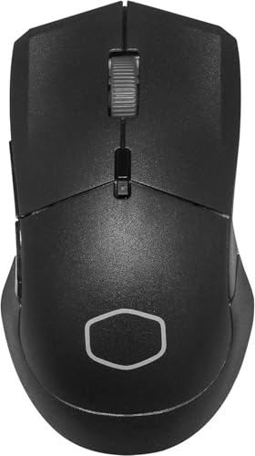 Cooler Master MM311 Kabellose Gaming-Maus, leicht 77 g, 10.000 DPI, PMW3325, optischer Sensor, 5 programmierbare Tasten, glatt gleitende PTFE-Füße, MasterPlus+ (nur PC), symmetrische Form – Schwarz von Cooler Master