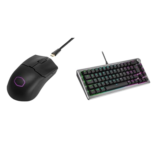 Cooler Master MM712 RGB-LED Ultralight 59g Hybrid Wireless Gaming Mouse + CK720 Mechanical Gaming Keyboard + MP511 XL Gaming Mouse Pad von Cooler Master