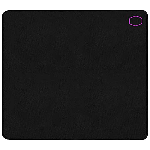 Cooler Master MP511 L Gaming Mouse Pad - Premium Mat Optimised for Accuracy with Durable CORDURA Fabric, Splash-Resistant Surface, Anti-Fray Stitching, Black - 450 x 400 x 3mm von Cooler Master
