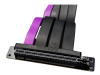 Cooler Master MasterAccessory Riser Cable PCIe 4.0 x16, PCI-E x16 - PCI x16, Männlich/Weiblich, Schwarz, Violett, 0,3 m, 144 g, 155 mm von Cooler Master