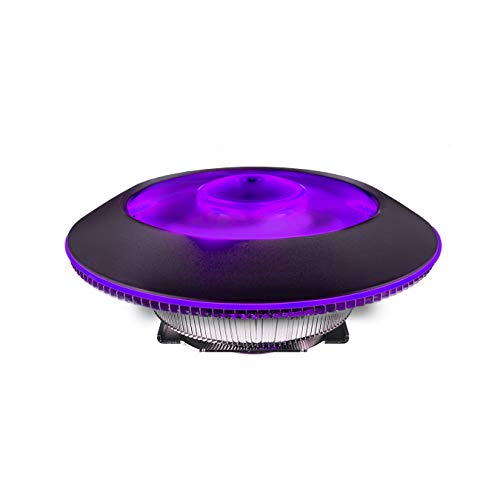 Cooler Master MasterAir G100M RGB Top Down Low Profile Mini ITX CPU Luftkühler, Kupfer-Wärmesäulenbasis, Aluminium-Lamellen, 92 mm RGB-Ringventilator für AMD Ryzen/Intel LGA1151 von Cooler Master
