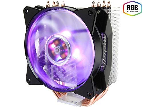Cooler Master MasterAir MA410P RGB CPU-Kühler '4 Heatpipes, 1 x MasterFan AB 120 RGB Lüfter, RGB LED' MAP-T4PN-220PC-R1 von Cooler Master