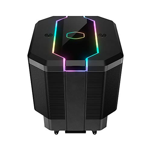 Cooler Master MasterAir MA620M CPU-Kühler - ARGB Dual Tower Kühlkörper, 6 Heatpipes mit leisem SF120R Lüfter von Cooler Master