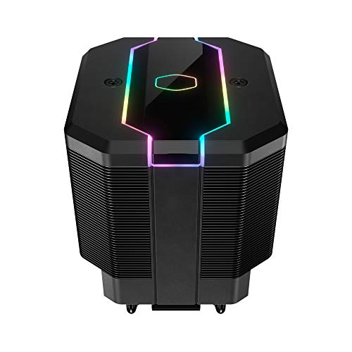 Cooler Master MasterAir MA620M CPU-Kühler - ARGB Dual Tower Kühlkörper, 6 Heatpipes mit leisem SF120R Lüfter Cooler Master MasterAir MA620M CPU-Kühler - ARGB Dual Tower Kühlkörper, 6 Heatpipes mit leisem SF120R Lüfter von Cooler Master