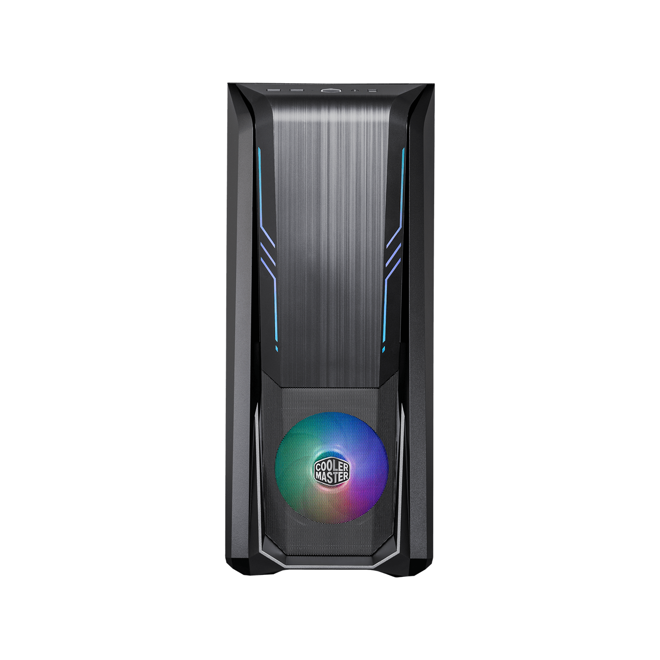 Cooler Master MasterBox 500 - MDT - Erweitertes ATX - Seitenteil mit Fenster (gehärtetes Glas) - keine Spannungsversorgung (ATX) - Schwarz - USB/Audio von Cooler Master