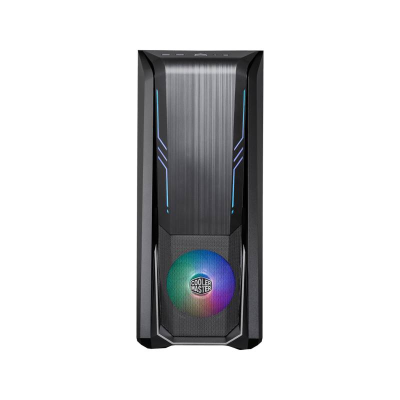 Cooler Master MasterBox 500 - MDT - Erweitertes ATX - Seitenteil mit Fenster (gehärtetes Glas) - keine Spannungsversorgung (ATX) - Schwarz - USB/Audio von Cooler Master