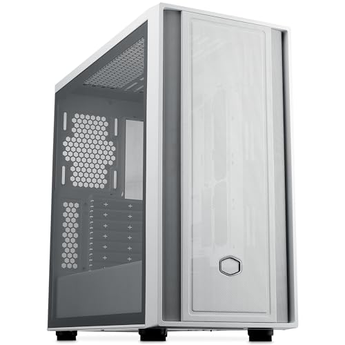 Cooler Master MasterBox 600 White Lite – Mid-Tower E-ATX Airflow-Gehäuse Back Connect MB & 420 mm Kühler-fähig, unterstützt bis zu 7 Gehäuselüfter, Seite aus gehärtetem Glas, USB 3.2 Gen 1 Typ-C Cooler Master MasterBox 600 White Lite – Mid-Tower E-ATX Airflow-Gehäuse Back Connect MB & 420 mm Kühler-fähig, unterstützt bis zu 7 Gehäuselüfter, Seite aus gehärtetem Glas, USB 3.2 Gen 1 Typ-C von Cooler Master
