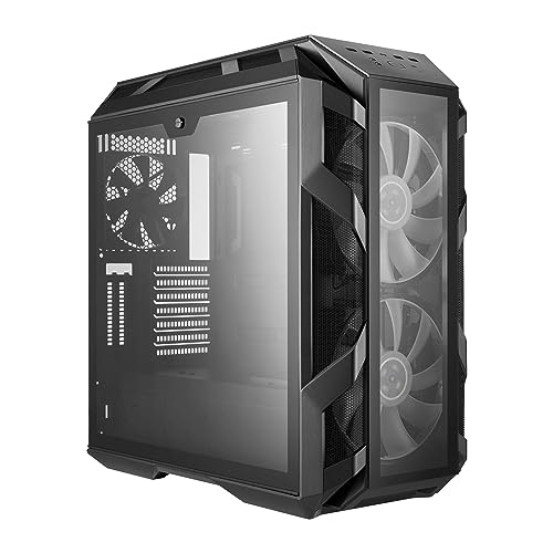 Cooler Master MasterCase H500M ARGB - PC-Gehäuse mit zwei 200-mm-Lüftern für einen optimalen Luftstrom, 4 Panele aus gehärtetem Glas, erweiterte Unterstützung. von Cooler Master