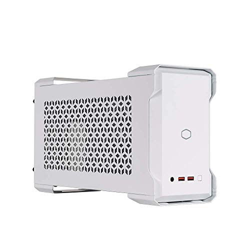 Cooler Master MasterCase NC100 PC-Gehäuse - NUC 9 Extreme Compute-kompatibel, Komponentenanpassung, SFX V650 80-Plus Gold-Netzteil und 2 vorinstallierte 92-mm-Lüfter - weiß von Cooler Master