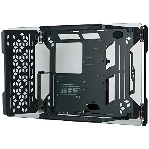 Cooler Master MasterFrame 700 Anpassbares Open-Air-Frame-ATX-Gehäuse, Panorama-gehärtetes Glas, hochwertige Scharniere mit Variabler Reibung, integrierte VESA-Halterung, Prüfstandmodus von Cooler Master