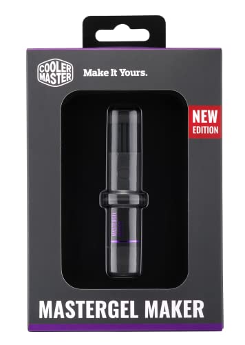Cooler Master MasterGel Maker, Hochleistungs-Wärmeleitpaste, 11 W/mK Wärmeleitpaste für CPU- & GPU-Kühler, Flachdüsen-Applikator für einfache Anwendung Cooler Master MasterGel Maker, Hochleistungs-Wärmeleitpaste, 11 W/mK Wärmeleitpaste für CPU- & GPU-Kühler, Flachdüsen-Applikator für einfache Anwendung von Cooler Master