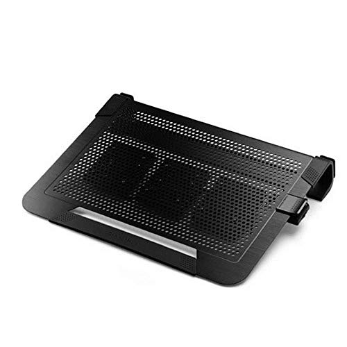 Cooler Master NotePal U3 PLUS Laptop-Kühler - 3 bewegliche 80mm Lüfter, Transportschutz, ergonomischer Aluminiumrahmen - Schwarz von Cooler Master