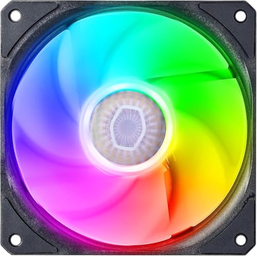 Cooler Master SickleFlow 120 V2 Reverse - ARGB Gehäuselüfter, Cooler Fan mit durchscheinenden Luftstromblättern, 62 CFM, 2,5 mmH2O, 8 bis 27 dBA von Cooler Master