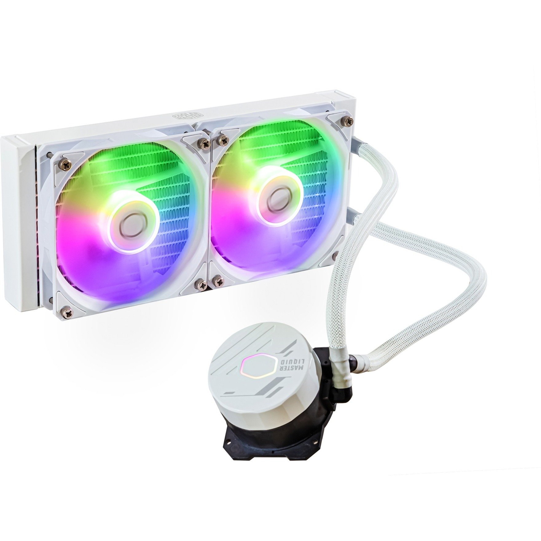 MasterLiquid 240L Core ARGB WHITE 240mm, Wasserkühlung MasterLiquid 240L Core ARGB WHITE 240mm, Wasserkühlung von Cooler Master