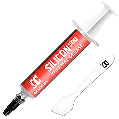 Wärmeleitpaste, 12 g CPU-Wärmeleitpaste, Kühlkörperpaste für alle Kühler, CPU, GPU, IC-Prozessor, kohlenstoffbasiertes Hochleistungs-Thermo-Schnittstellenmaterial von CoolerCube