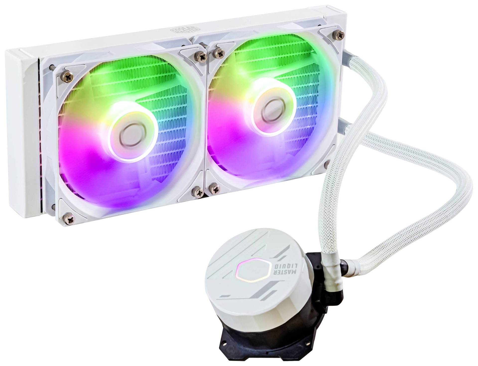 CoolerMaster WAK MasterLiquid 240L Core ARGB White CoolerMaster WAK MasterLiquid 240L Core ARGB White von Coolermaster