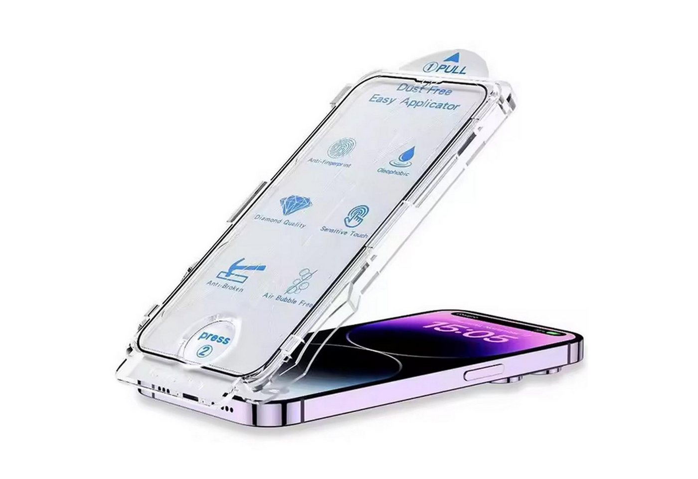 CoolGadget Displayschutzfolie Panzerfolie für Apple iPhone 16 Pro, 9H Härtegrad mit Aufbringhilfe, 2x Displayfolie Glas Folie Schutzfolie inkl. Montage Hilfe Rahmen CoolGadget Displayschutzfolie Panzerfolie für Apple iPhone 16 Pro, 9H Härtegrad mit Aufbringhilfe, 2x Displayfolie Glas Folie Schutzfolie inkl. Montage Hilfe Rahmen von Coolgadget