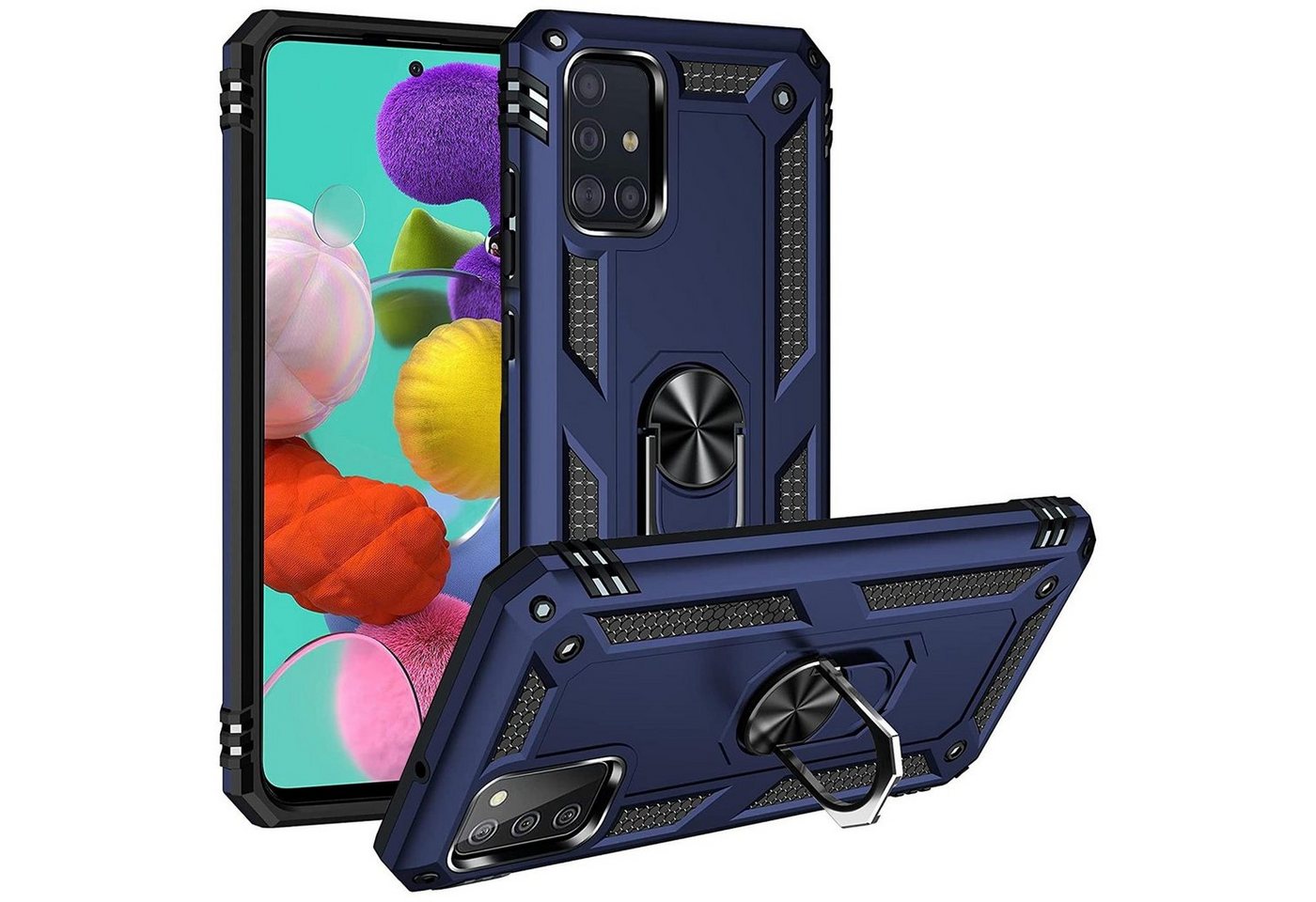 CoolGadget Handyhülle Armor Shield Case für Samsung Galaxy A51 6,5 Zoll, Outdoor Cover mit Magnet Ringhalterung Handy Hülle für Samsung A51 CoolGadget Handyhülle Armor Shield Case für Samsung Galaxy A51 6,5 Zoll, Outdoor Cover mit Magnet Ringhalterung Handy Hülle für Samsung A51 von Coolgadget