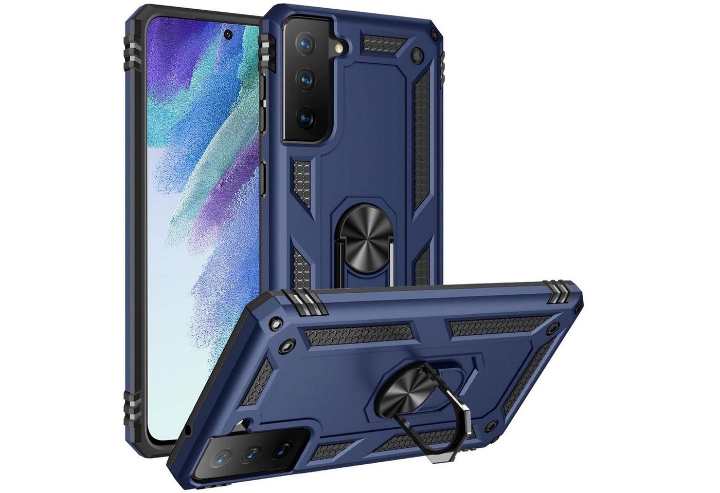 CoolGadget Handyhülle Armor Shield Case für Samsung Galaxy S21 FE 6,4 Zoll, Outdoor Cover mit Magnet Ringhalterung Handy Hülle für Samsung S21 FE CoolGadget Handyhülle Armor Shield Case für Samsung Galaxy S21 FE 6,4 Zoll, Outdoor Cover mit Magnet Ringhalterung Handy Hülle für Samsung S21 FE von Coolgadget