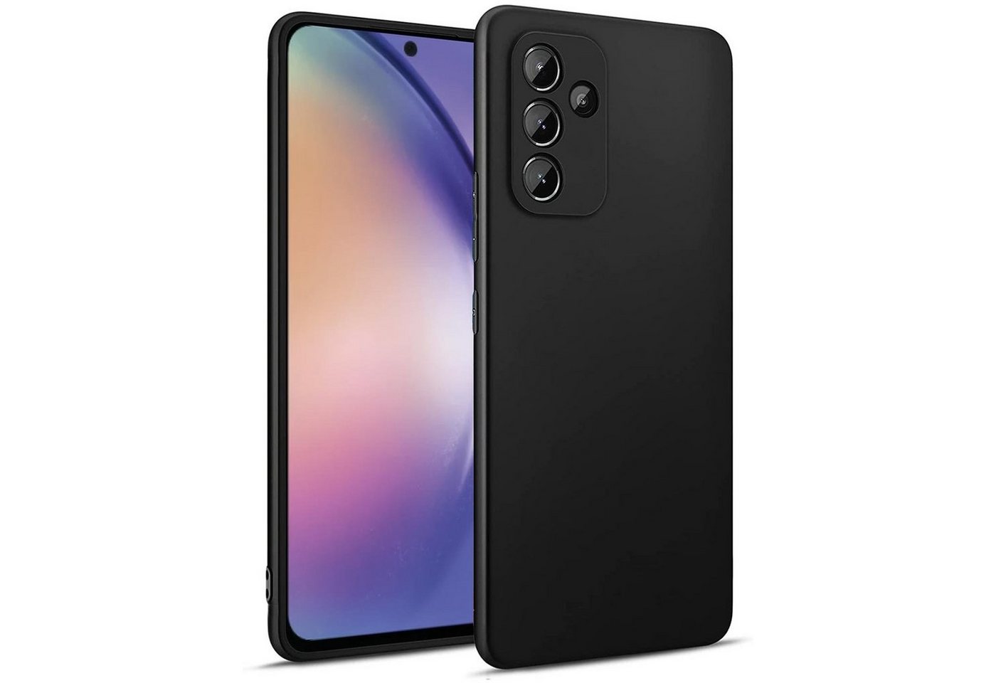 CoolGadget Handyhülle Black Series Handy Hülle für Samsung Galaxy A54 5G 6,4 Zoll, Edle Silikon Schlicht Robust Schutzhülle für Samsung A54 5G Hülle CoolGadget Handyhülle Black Series Handy Hülle für Samsung Galaxy A54 5G 6,4 Zoll, Edle Silikon Schlicht Robust Schutzhülle für Samsung A54 5G Hülle von Coolgadget