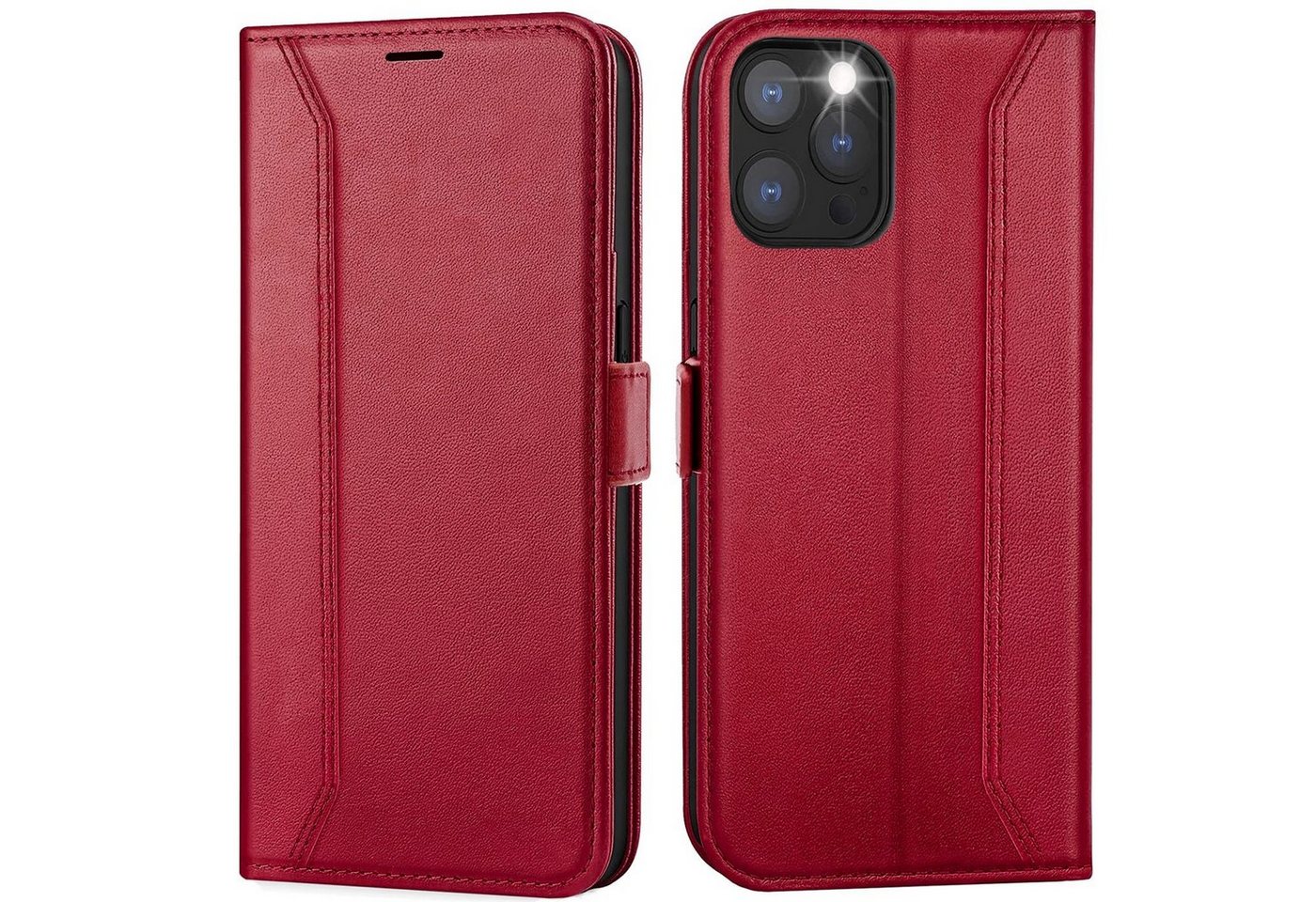 CoolGadget Handyhülle Book Case Elegance Tasche für Apple iPhone 12, iPhone 12 Pro 6,1 Zoll, Hülle Magnet Klapphülle Flip Case für iPhone 12, 12 Pro Schutzhülle CoolGadget Handyhülle Book Case Elegance Tasche für Apple iPhone 12, iPhone 12 Pro 6,1 Zoll, Hülle Magnet Klapphülle Flip Case für iPhone 12, 12 Pro Schutzhülle von Coolgadget
