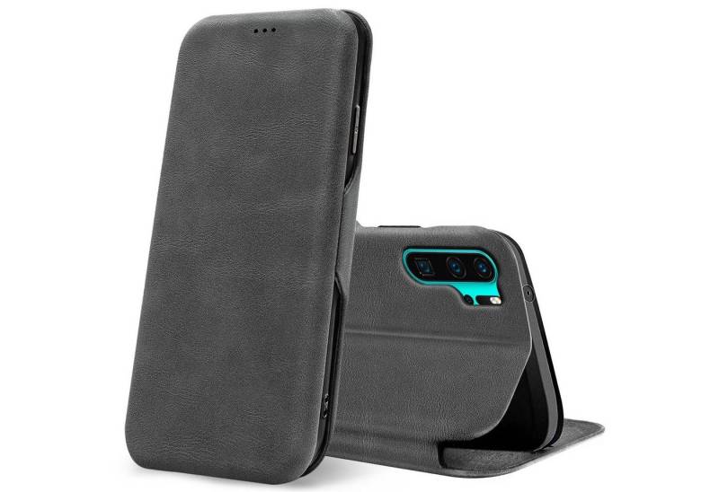 CoolGadget Handyhülle Business Premium Hülle für Huawei P30 Pro 6,5 Zoll, Handy Tasche mit Kartenfach für P30 Pro New Edition Schutzhülle von Coolgadget