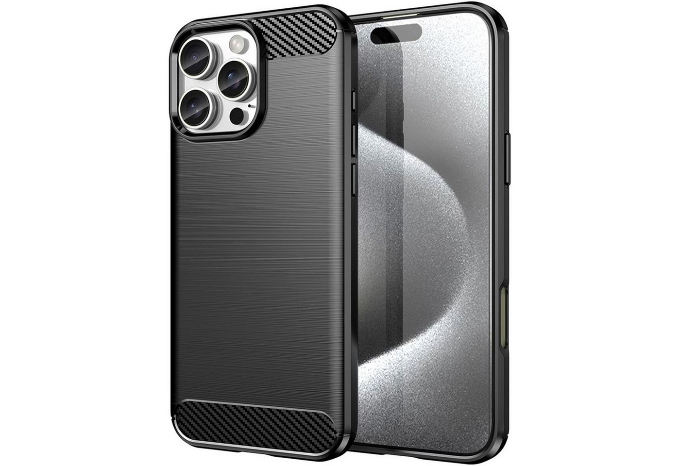 CoolGadget Handyhülle Carbon Handy Hülle für Apple iPhone 16 Pro Max 6,9 Zoll, robuste Telefonhülle Case Schutzhülle für iPhone 16 Pro Max Hülle CoolGadget Handyhülle Carbon Handy Hülle für Apple iPhone 16 Pro Max 6,9 Zoll, robuste Telefonhülle Case Schutzhülle für iPhone 16 Pro Max Hülle von Coolgadget