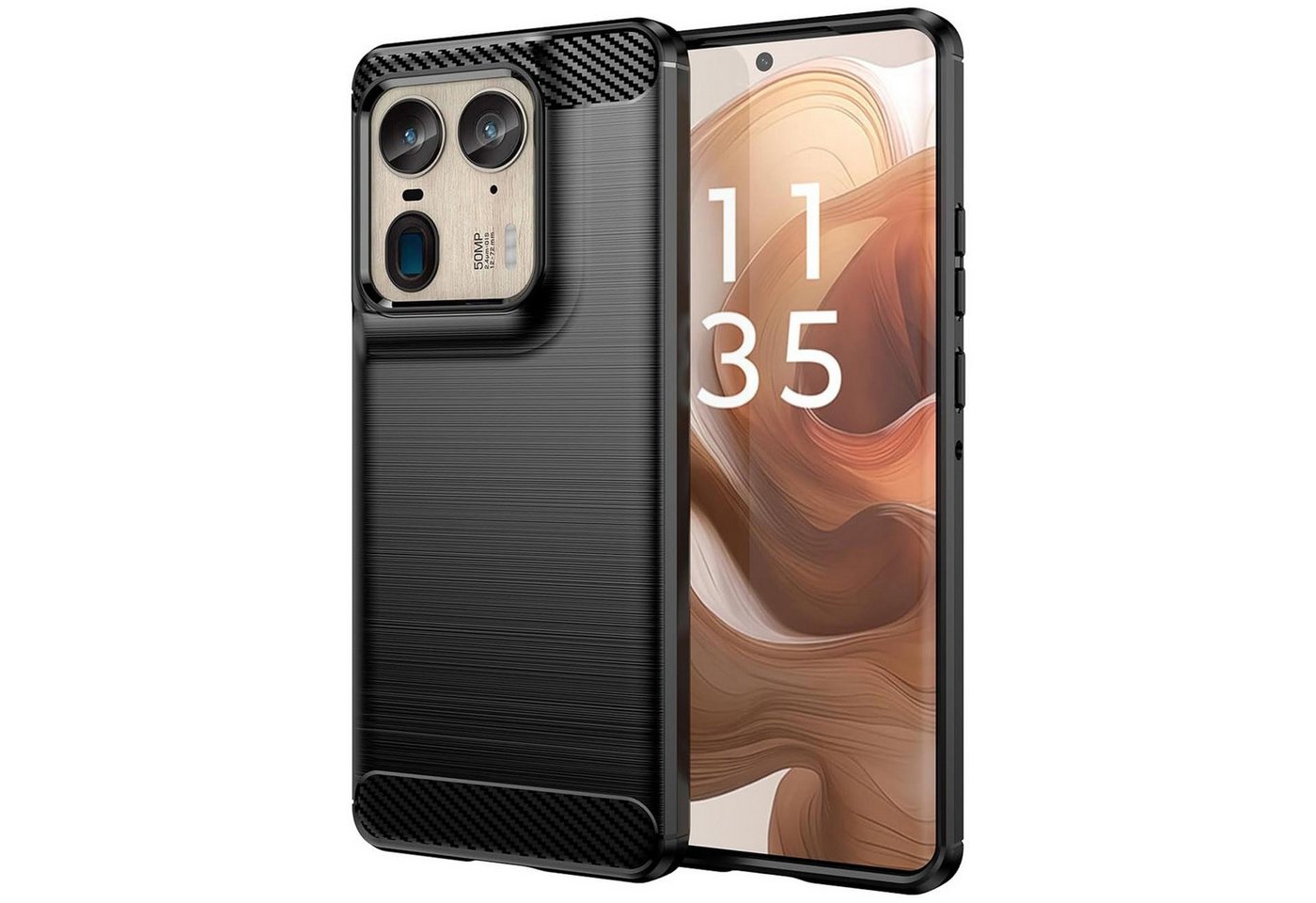 CoolGadget Handyhülle Carbon Handy Hülle für Motorola Edge 50 Ultra 6,7 Zoll, robuste Telefonhülle Case Schutzhülle für Motorola Edge 50 Ultra Hülle CoolGadget Handyhülle Carbon Handy Hülle für Motorola Edge 50 Ultra 6,7 Zoll, robuste Telefonhülle Case Schutzhülle für Motorola Edge 50 Ultra Hülle von Coolgadget