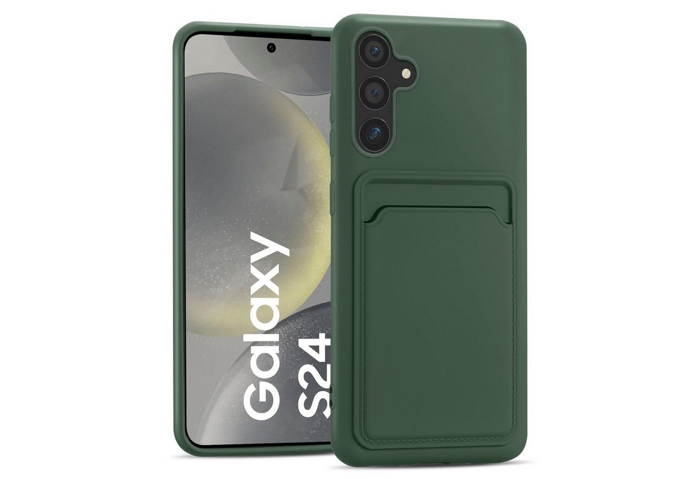 CoolGadget Handyhülle Card Case Handy Tasche für Samsung Galaxy S24 6,2 Zoll, Silikon Slim Schutzhülle mit Kartenfach für Samsung S24 5G Hülle CoolGadget Handyhülle Card Case Handy Tasche für Samsung Galaxy S24 6,2 Zoll, Silikon Slim Schutzhülle mit Kartenfach für Samsung S24 5G Hülle von Coolgadget