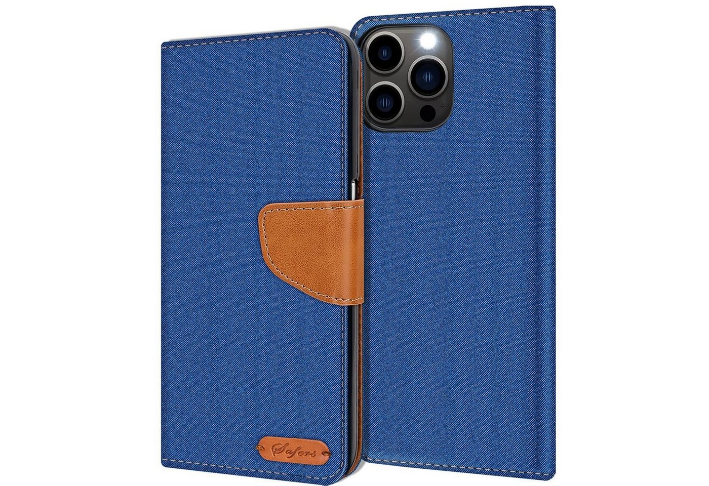 CoolGadget Handyhülle Denim Schutzhülle Flip Case für Apple iPhone 15 Pro 6,1 Zoll, Book Cover Handy Tasche Hülle für iPhone 15 Pro Klapphülle CoolGadget Handyhülle Denim Schutzhülle Flip Case für Apple iPhone 15 Pro 6,1 Zoll, Book Cover Handy Tasche Hülle für iPhone 15 Pro Klapphülle von Coolgadget