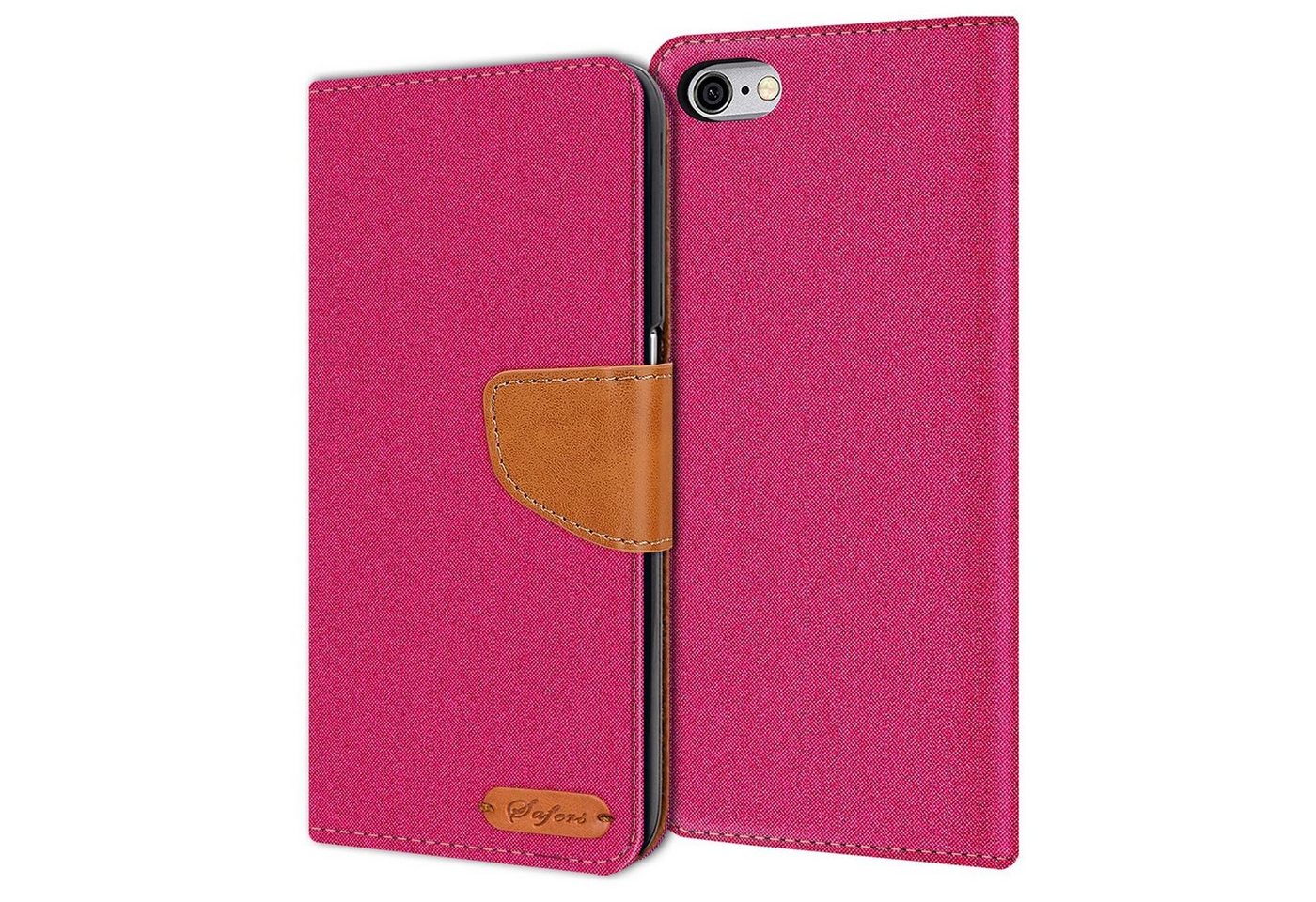 CoolGadget Handyhülle Denim Schutzhülle Flip Case für Apple iPhone 6 / 6S 4,7 Zoll, Book Cover Handy Tasche Hülle für iPhone 6 Klapphülle CoolGadget Handyhülle Denim Schutzhülle Flip Case für Apple iPhone 6 / 6S 4,7 Zoll, Book Cover Handy Tasche Hülle für iPhone 6 Klapphülle von Coolgadget