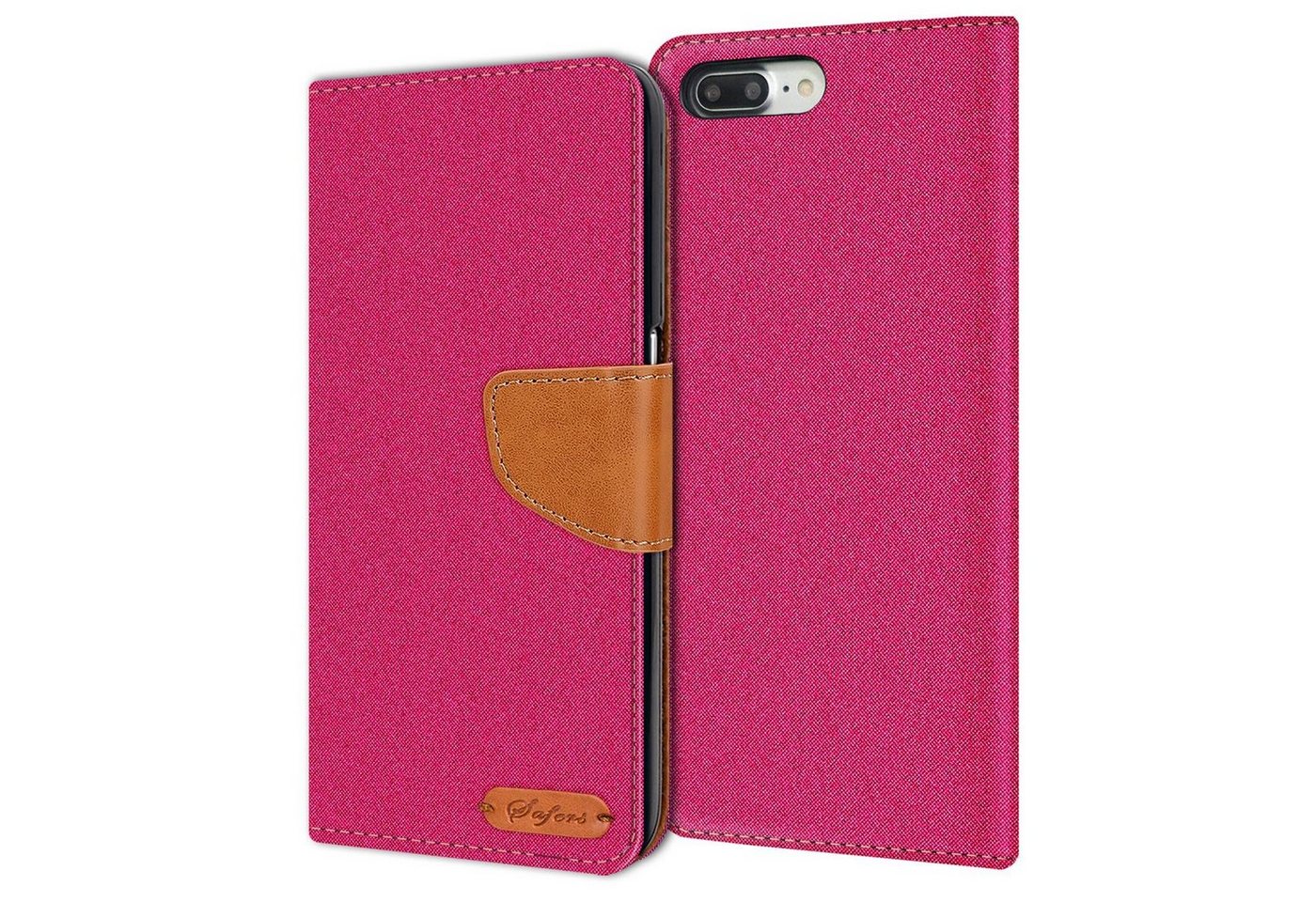 CoolGadget Handyhülle Denim Schutzhülle Flip Case für Apple iPhone 7 Plus / 8 Plus 5,5 Zoll, Book Cover Handy Tasche Hülle für iPhone 8 Plus Klapphülle CoolGadget Handyhülle Denim Schutzhülle Flip Case für Apple iPhone 7 Plus / 8 Plus 5,5 Zoll, Book Cover Handy Tasche Hülle für iPhone 8 Plus Klapphülle von Coolgadget