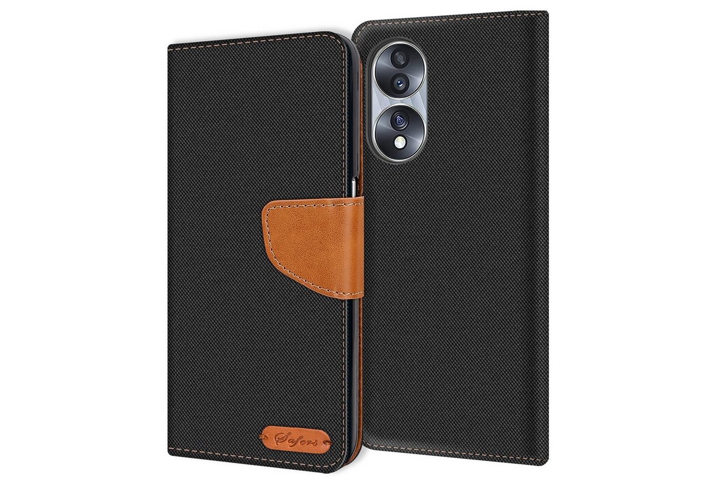 CoolGadget Handyhülle Denim Schutzhülle Flip Case für Honor 70 6,67 Zoll, Book Cover Handy Tasche Jeans Hülle für Honor 70 Klapphülle CoolGadget Handyhülle Denim Schutzhülle Flip Case für Honor 70 6,67 Zoll, Book Cover Handy Tasche Jeans Hülle für Honor 70 Klapphülle von Coolgadget