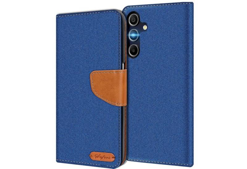 CoolGadget Handyhülle Denim Schutzhülle Flip Case für Samsung Galaxy A15 6,5 Zoll, Book Cover Handy Case Jeans Hülle für Samsung Galaxy A15 5G Klapphülle von Coolgadget