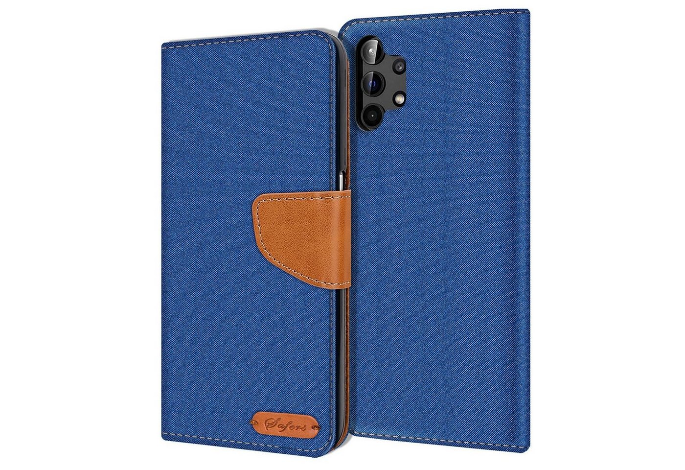 CoolGadget Handyhülle Denim Schutzhülle Flip Case für Samsung Galaxy A32 5G 6,5 Zoll, Book Cover Handy Tasche Hülle für Samsung A32 5G Klapphülle CoolGadget Handyhülle Denim Schutzhülle Flip Case für Samsung Galaxy A32 5G 6,5 Zoll, Book Cover Handy Tasche Hülle für Samsung A32 5G Klapphülle von Coolgadget
