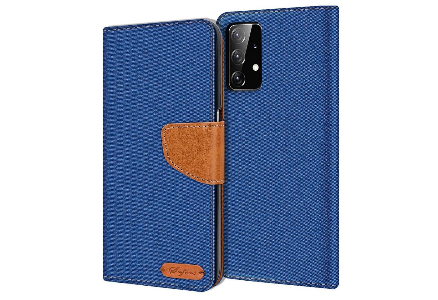 CoolGadget Handyhülle Denim Schutzhülle Flip Case für Samsung Galaxy A52 6,5 Zoll, Book Cover Handy Tasche Hülle für Samsung A52 5G, A52s 5G Klapphülle CoolGadget Handyhülle Denim Schutzhülle Flip Case für Samsung Galaxy A52 6,5 Zoll, Book Cover Handy Tasche Hülle für Samsung A52 5G, A52s 5G Klapphülle von Coolgadget